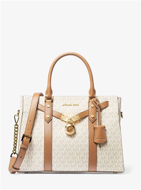 michael kors hamilton satchel cherry|Michael Kors nouveau Hamilton large.